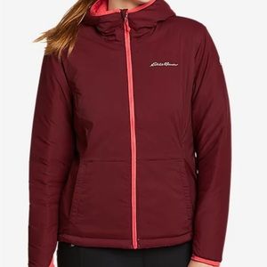 Womens synthetic reversible jacket
